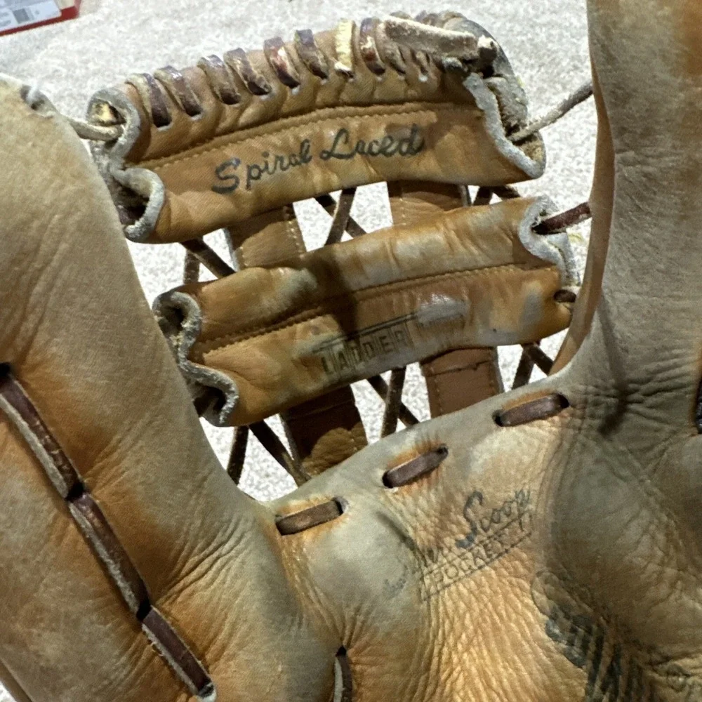 Vintage Franklin F153 Brown Leather Baseball Glove Flexomatic Horse & Cowhide